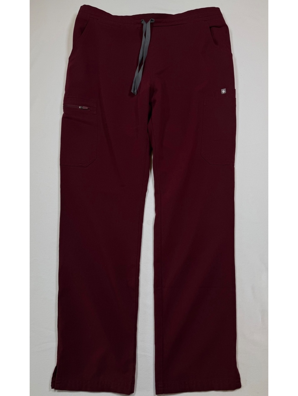 FIGS Yola Skinny Scrub Pants Women’s Medium Burgundy Technical TW2000R